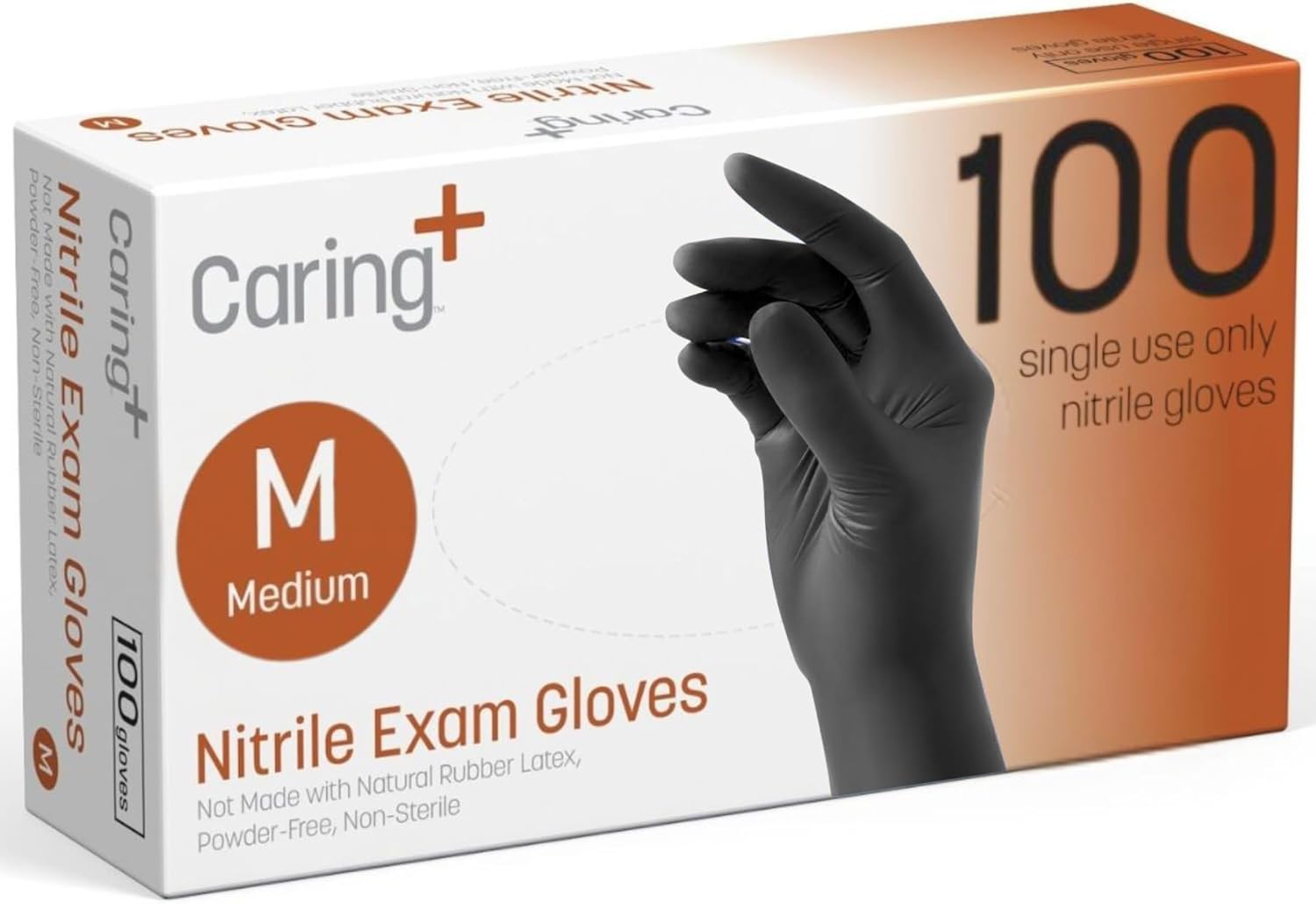 Exam Glove Nitrile - Black Nitrile Exam Gloves, 100 Count,