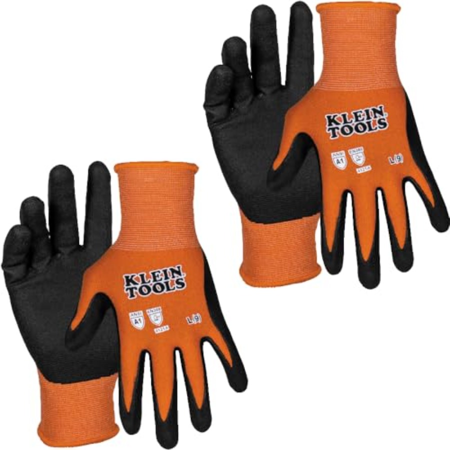 60581 Work Gloves, Knit Dipped - Cut Resistant Glove ulasan dan harga