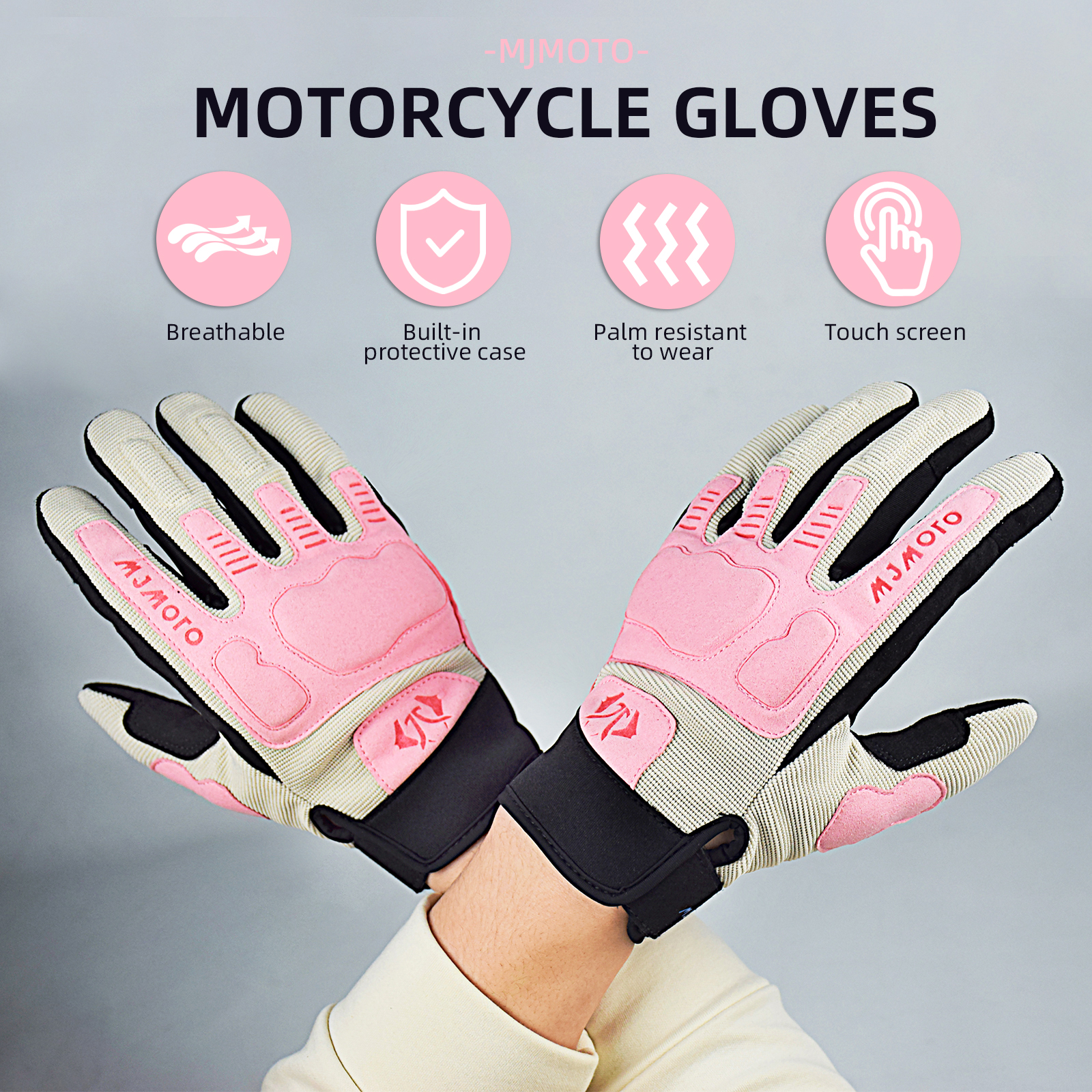 Pink Lady Summer Breathable Mo - Cycling Glove Padded ulasan dan harga