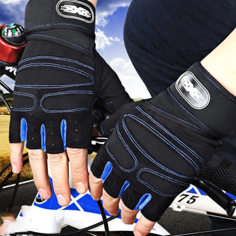 Gym Gloves for Men Women Fitne - Cycling Glove Padded ulasan dan harga