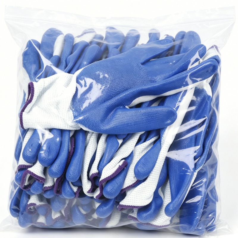 1/12pair Working Gloves Premiu - Nitrile Mechanic Glove ulasan dan harga