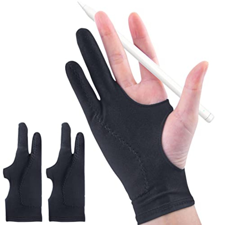 2-Pack Drawing Glove Palm Reje - Touchscreen Glove Capacitive ulasan dan harga