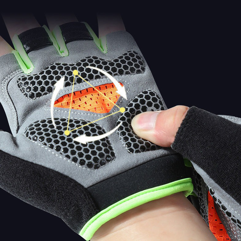 Half Finger Cycling Gloves for - Workout Glove Gym ulasan dan harga