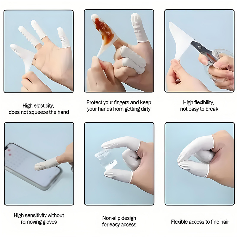 100PCS Multi-color Disposable  - Latex Disposable Glove ulasan dan harga