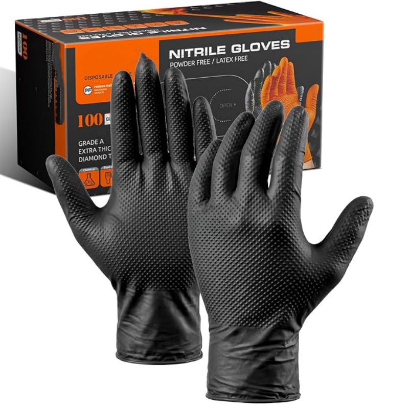 8 Mil Heavy Duty Industrial Or - Nitrile Mechanic Glove ulasan dan harga