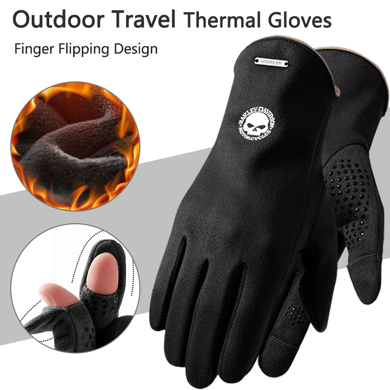 2pc Man Winter Warm Gloves For - Leather Driving Glove ulasan dan harga