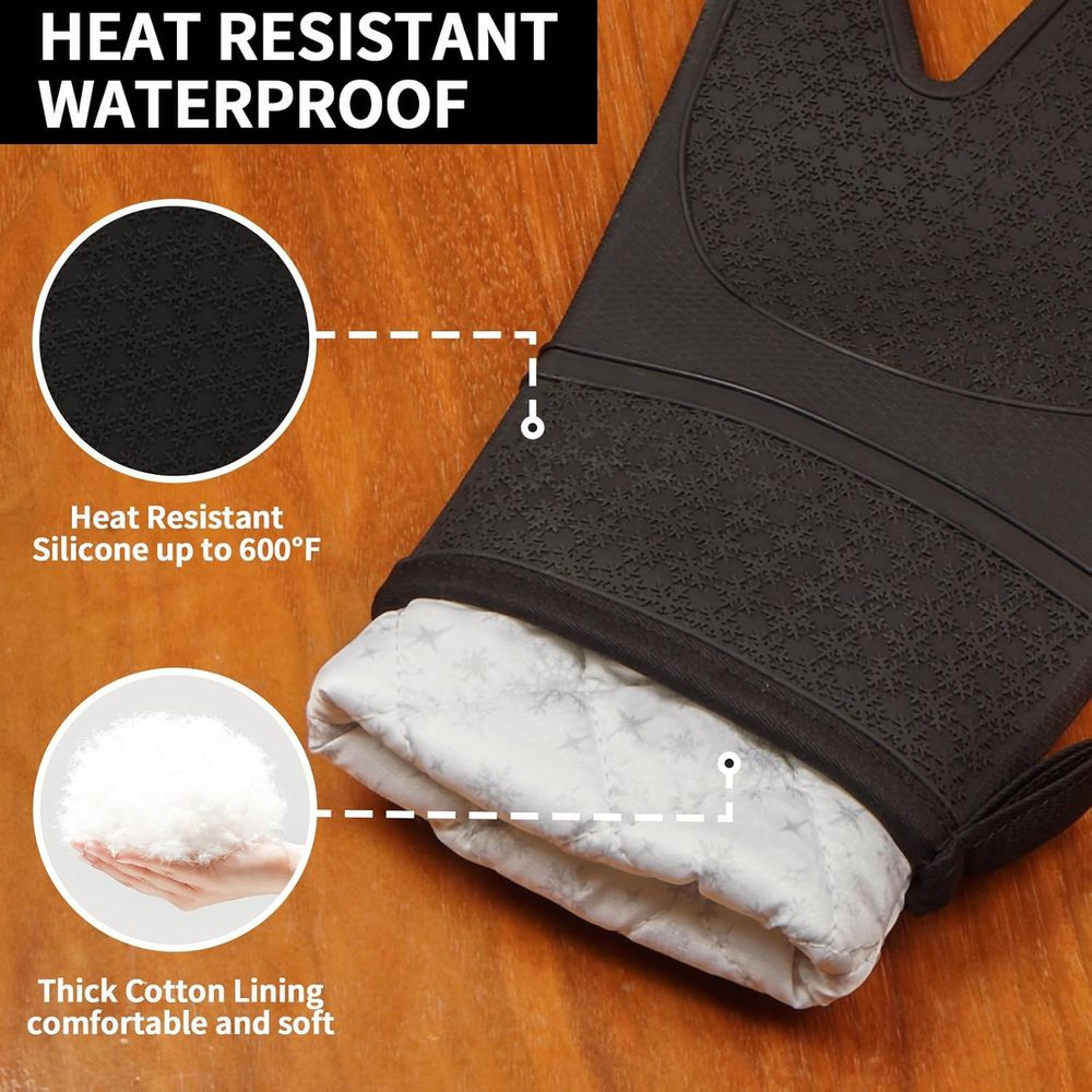 Heat Resistant Silicone Oven M - Heat Resistant Glove ulasan dan harga