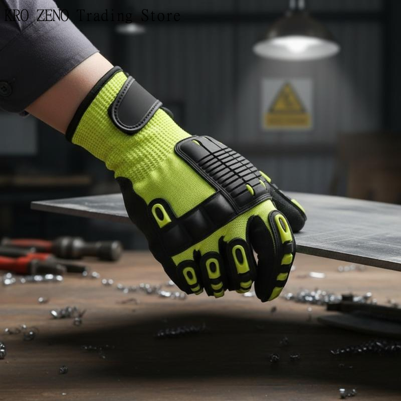 1Pair Cut Resistant Safety Wor - Work Glove Impact ulasan dan harga
