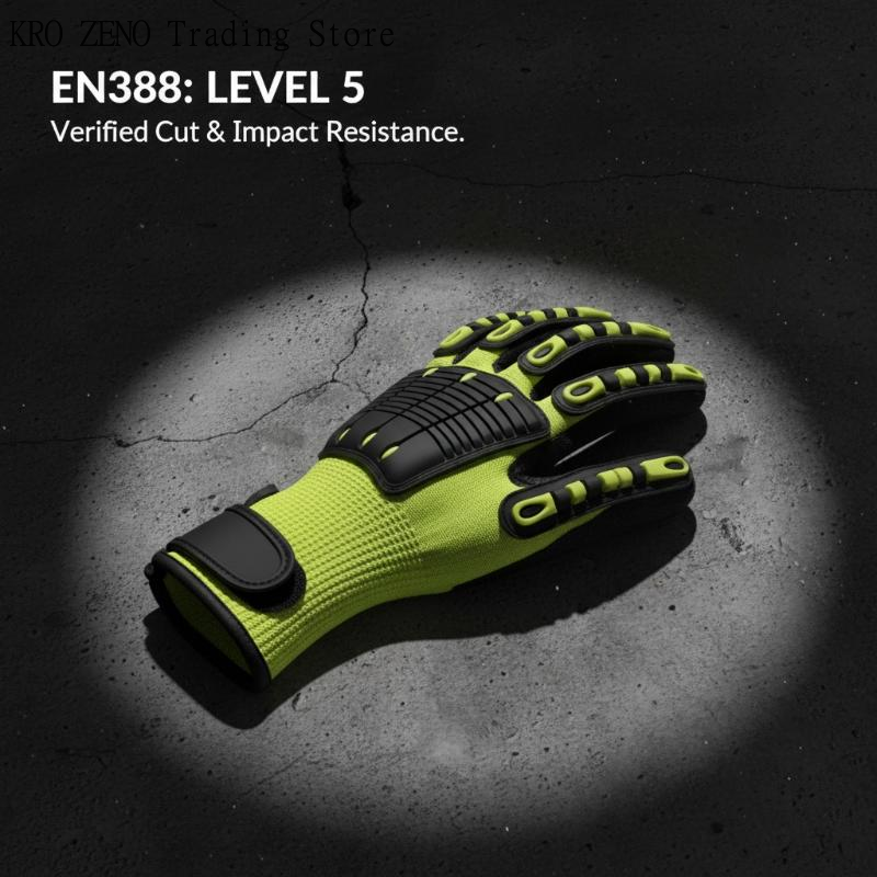 1Pair Cut Resistant Safety Wor - Work Glove Impact ulasan dan harga