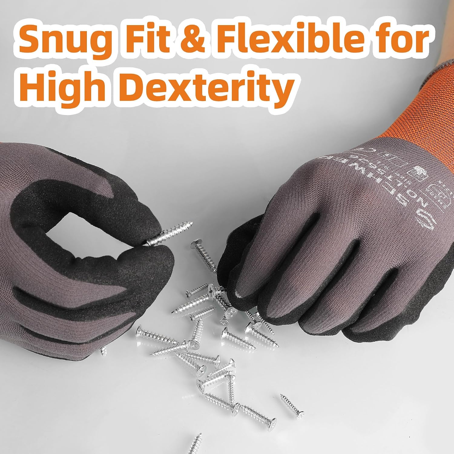 6 Pairs Heavy Duty Work Gloves - Cut Resistant Glove ulasan dan harga