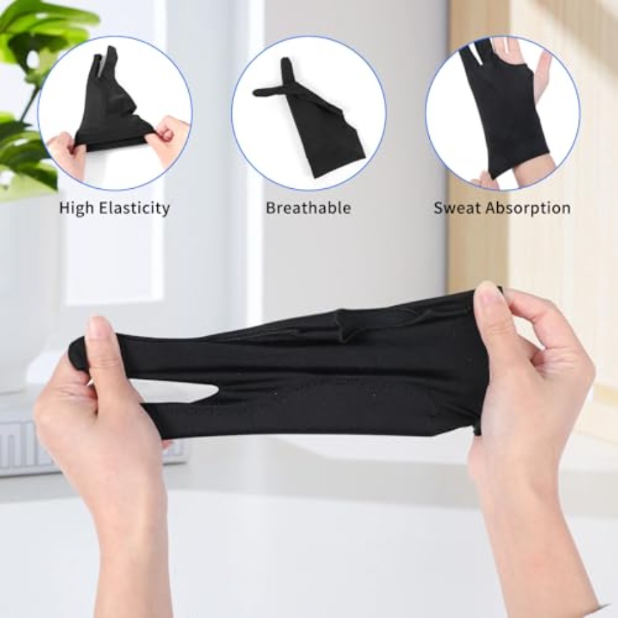 2 Pack Digital Drawing Glove R - Touchscreen Glove Capacitive ulasan dan harga