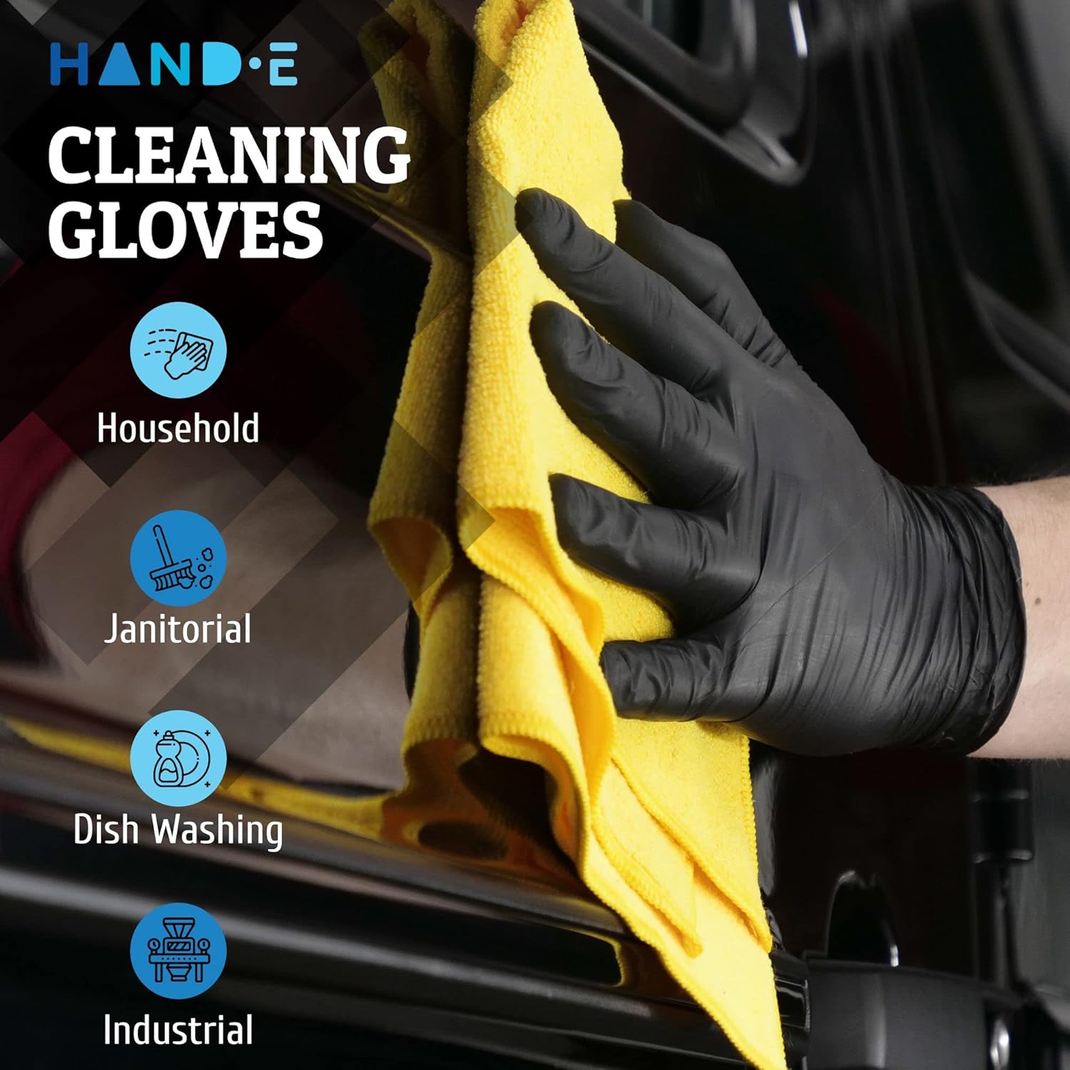 Black Nitrile Disposable Glove - Nitrile Mechanic Glove ulasan dan harga