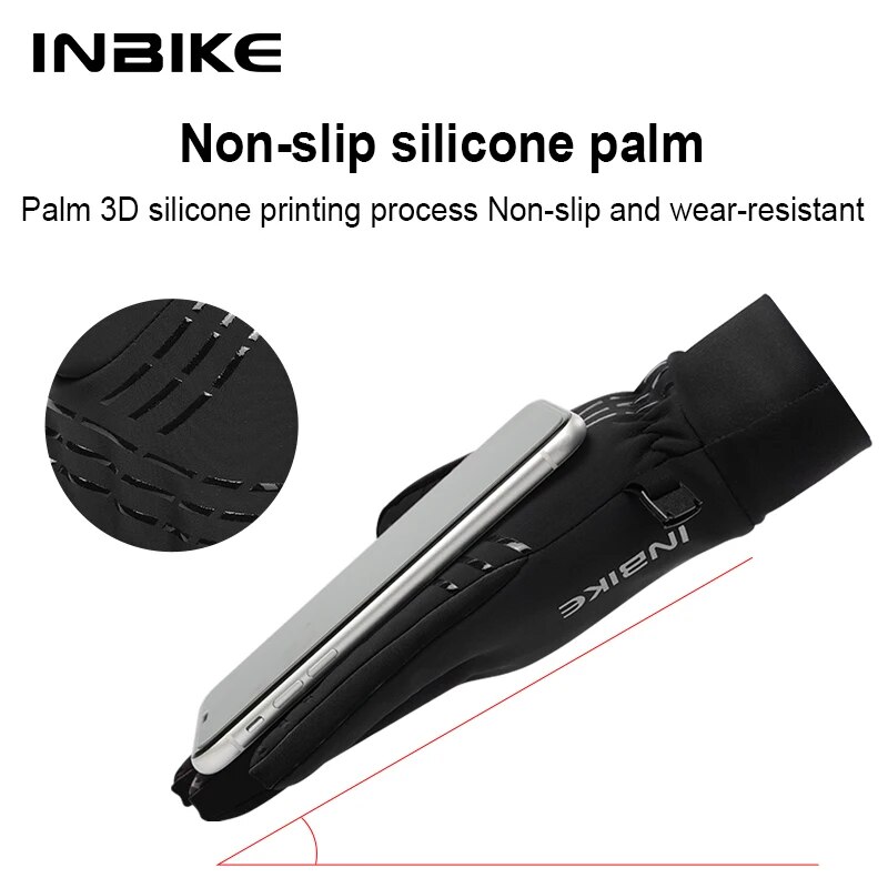 INBIKE Winter Fleece Cycling G - Gardening Glove Waterproof ulasan dan harga