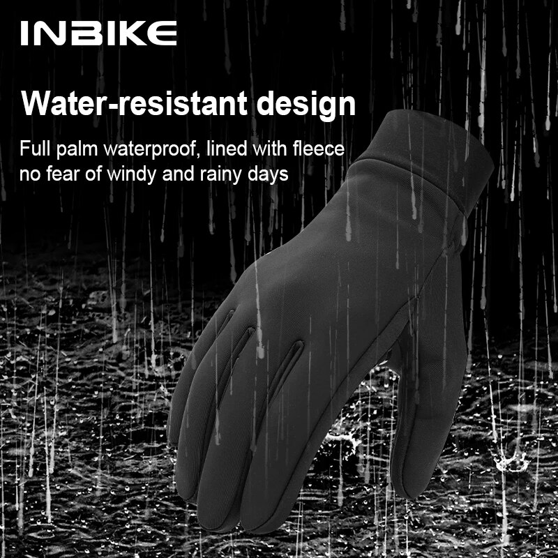 INBIKE Winter Fleece Cycling G - Gardening Glove Waterproof ulasan dan harga