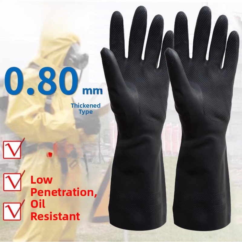 Ansell Nitrile Chemical Resist - Rubber Glove Cleaning ulasan dan harga