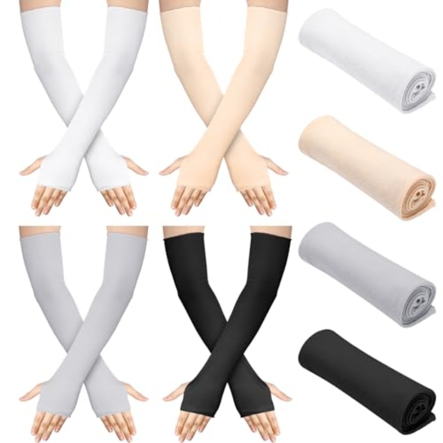 Bememo 4 Pack Sun Protection U - Fingerless Glove Knit ulasan dan harga