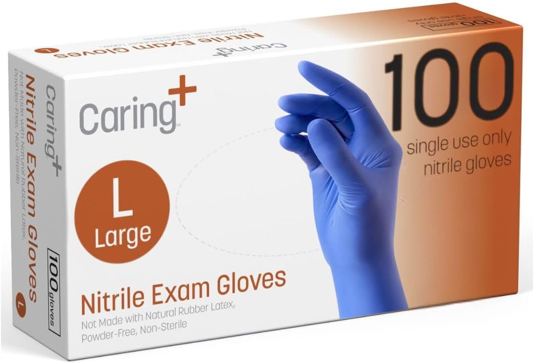 Nitrile Exam Gloves, Blue, Pow - Exam Glove Nitrile ulasan dan harga