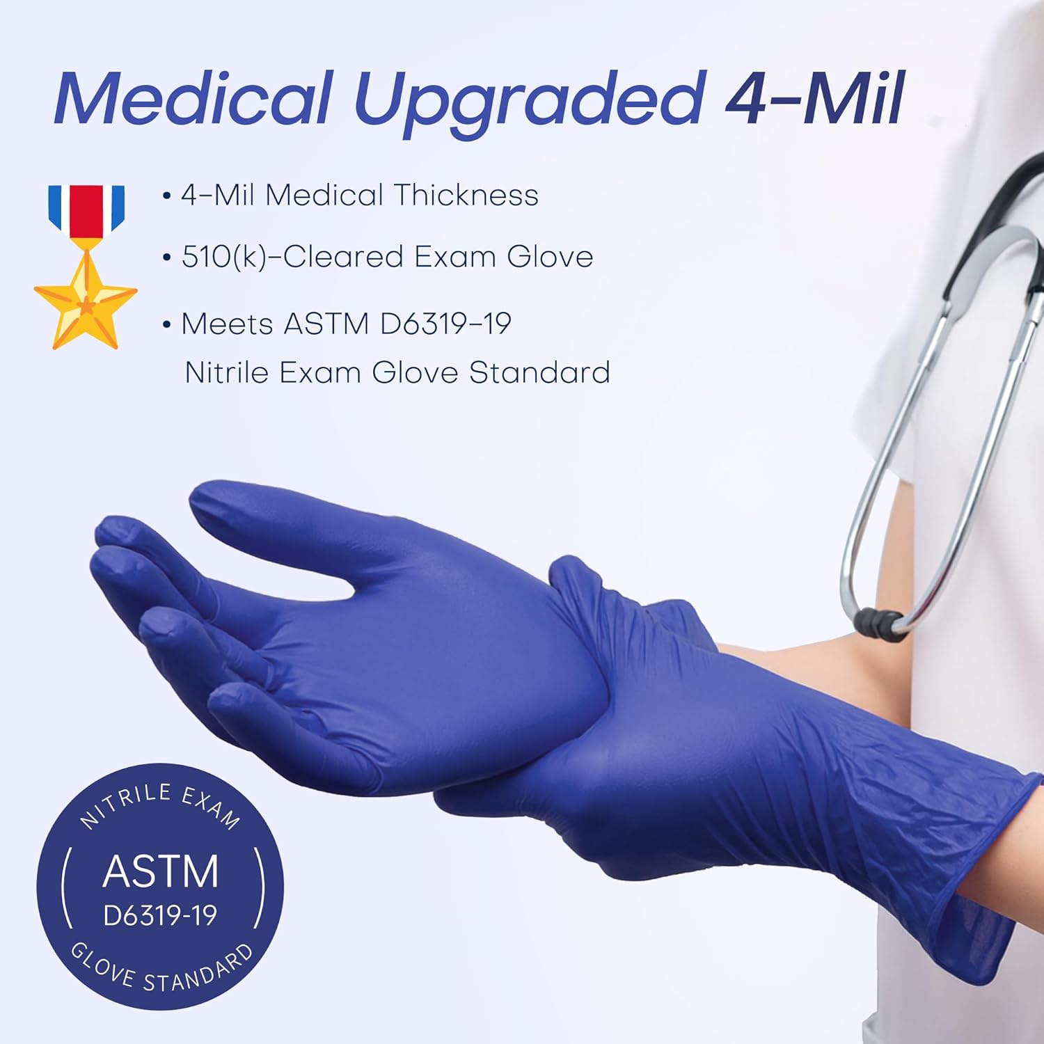 Nitrile Exam Gloves, 4 Mil MED - Exam Glove Nitrile ulasan dan harga