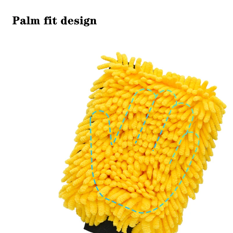 Large Microfiber Car Wash Mitt - Gardening Glove Waterproof ulasan dan harga