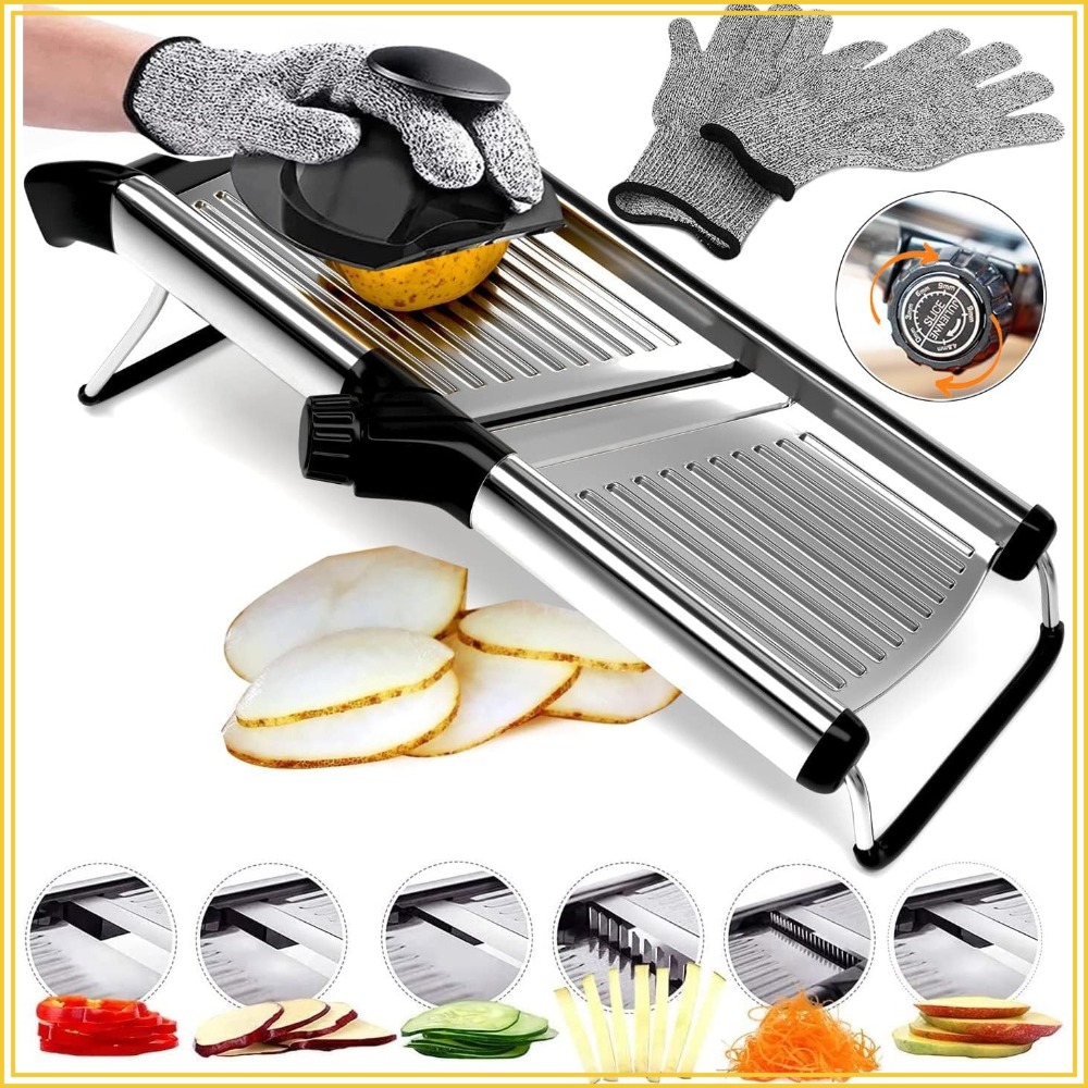 Stainless Steel Mandoline Slic - Cut Resistant Glove ulasan dan harga