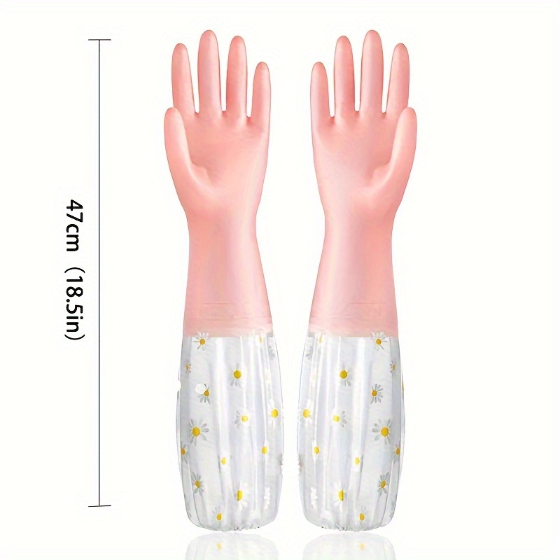 Dishwashing Gloves Housework C - Rubber Glove Cleaning ulasan dan harga