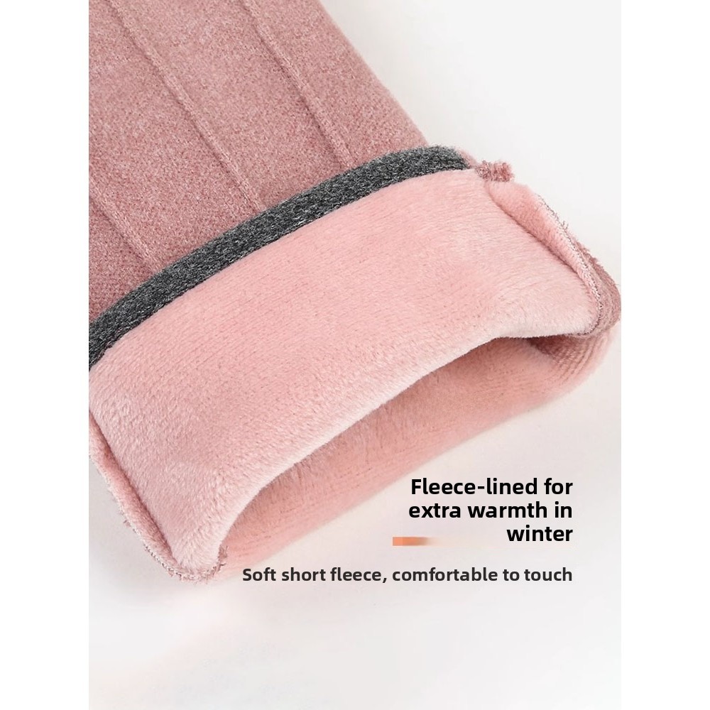 Velvet Gloves for Men And Wome - Wool Glove Lined ulasan dan harga