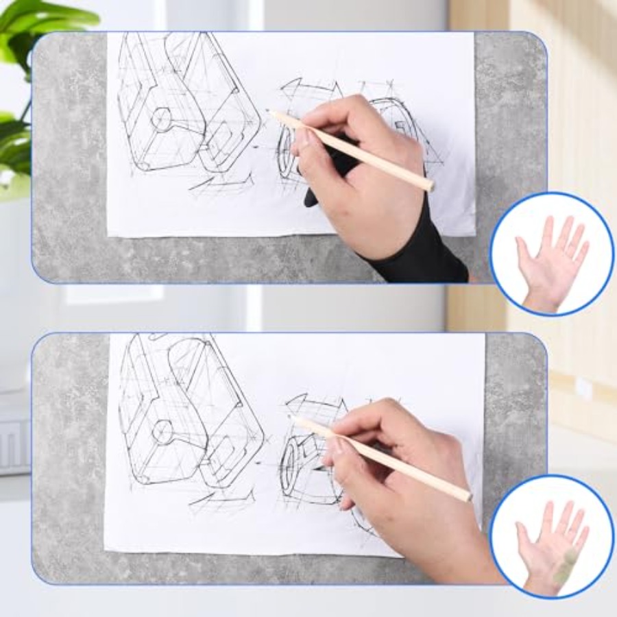 4 Pack Drawing Glove Digital D - Touchscreen Glove Capacitive ulasan dan harga