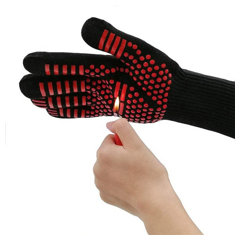 1PC Gloves 800 Degrees Firepro - Oven Mitt Silicone ulasan dan harga