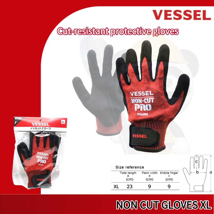 VESSEL Professional NON-CUT PR - Cut Resistant Glove ulasan dan harga