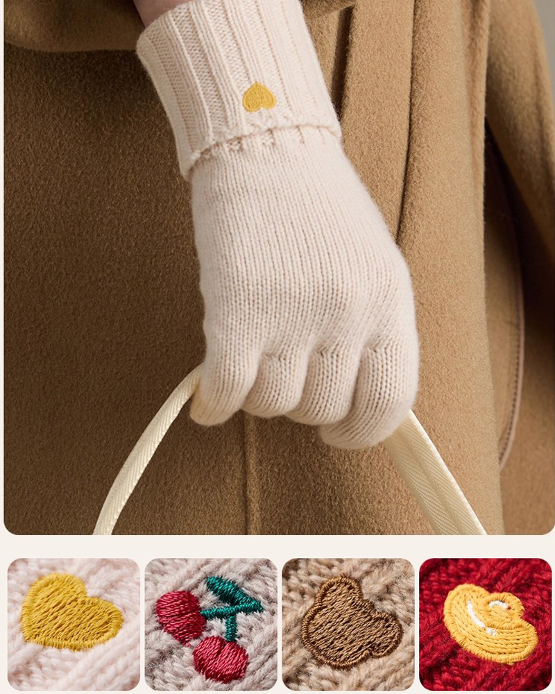 100% Wool Winter Beanie Hat Sc - Wool Glove Lined ulasan dan harga