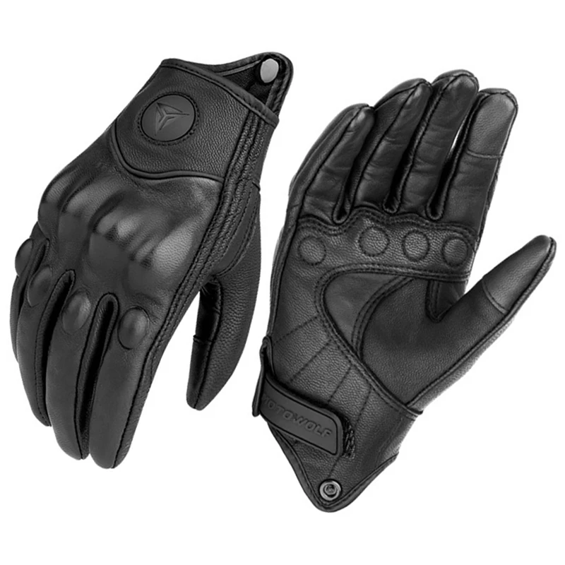 Men Women All Seasons Motorcyc - Leather Driving Glove ulasan dan harga