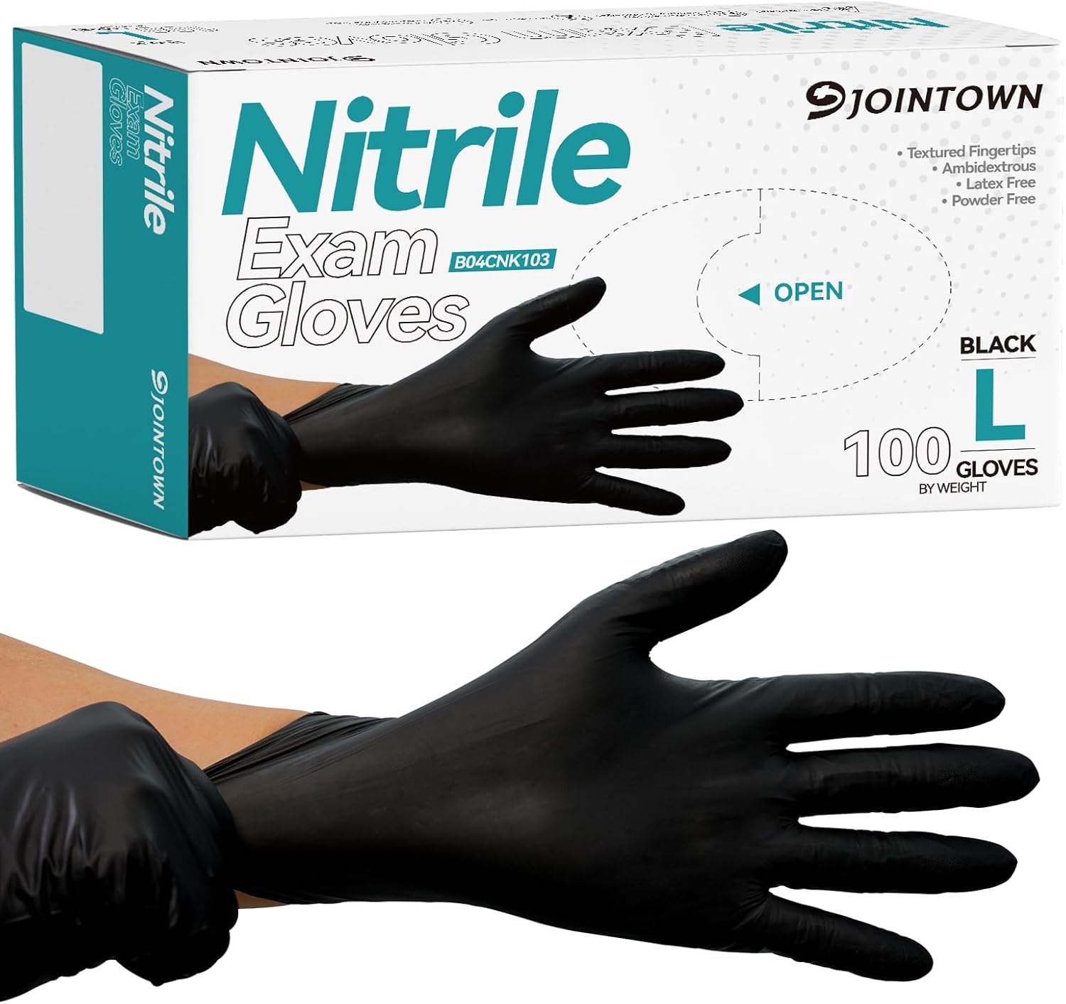 5.5 Mil Nitrile Exam Gloves, M - Exam Glove Nitrile ulasan dan harga