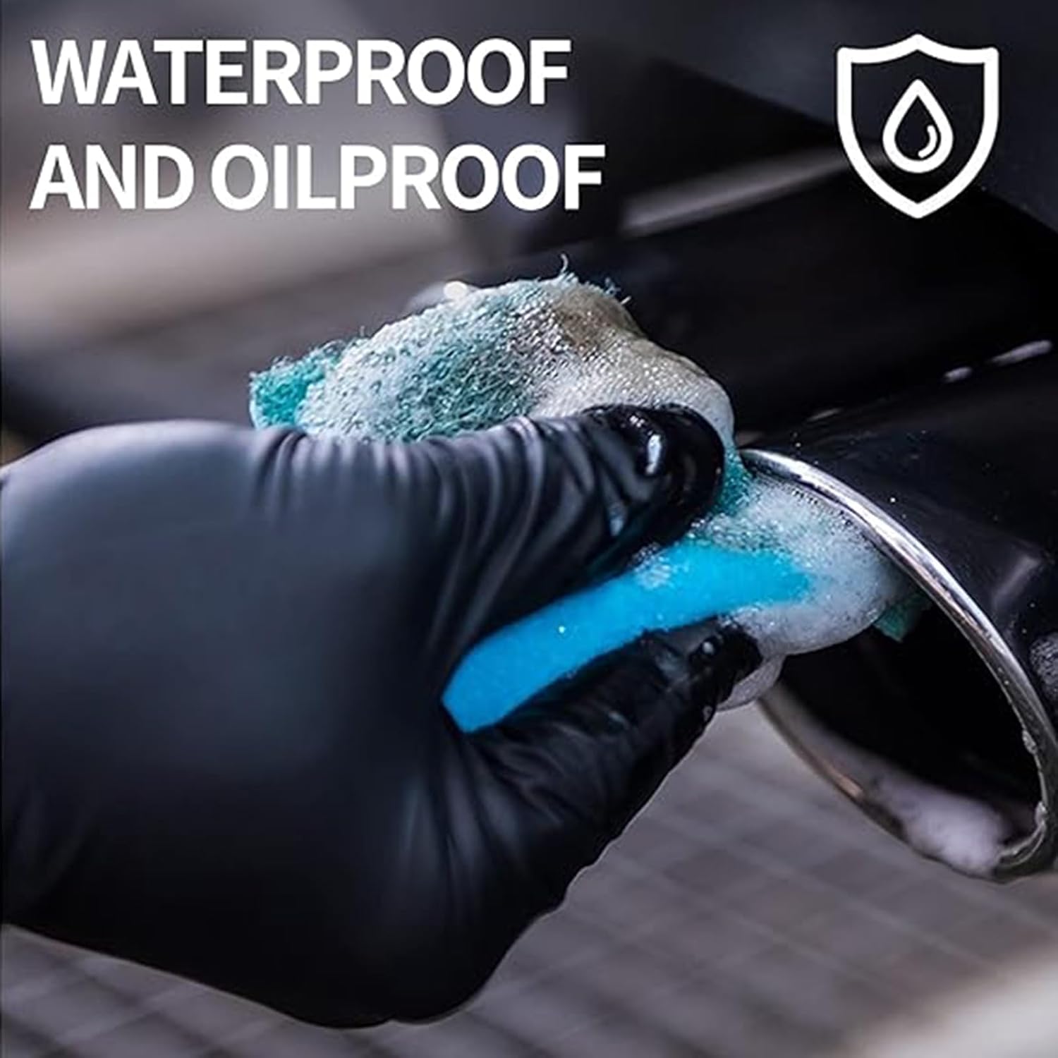 5.5 Mil Nitrile Exam Gloves, M - Exam Glove Nitrile ulasan dan harga