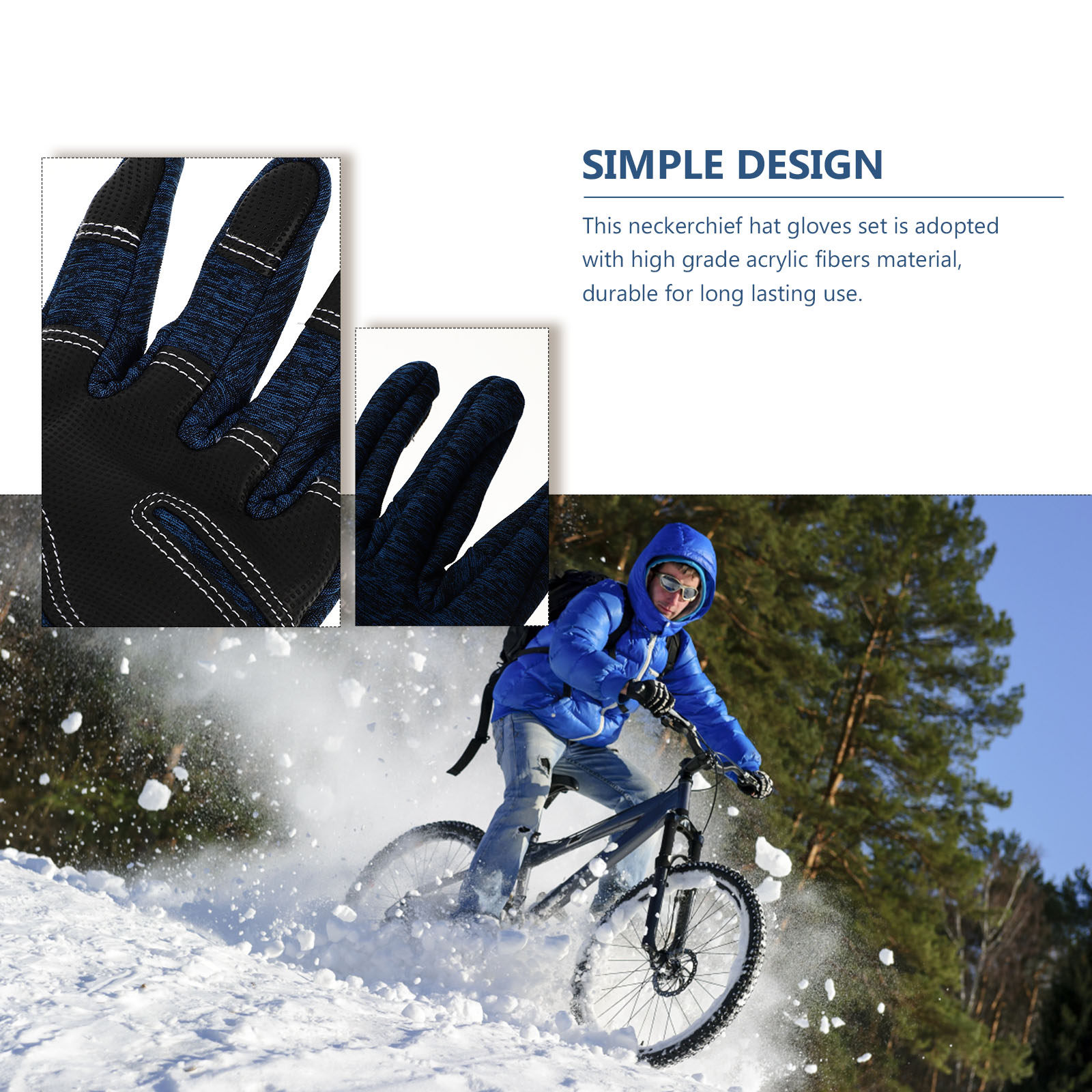 1Pair Premium Winter Gloves fo - Winter Glove Insulated ulasan dan harga