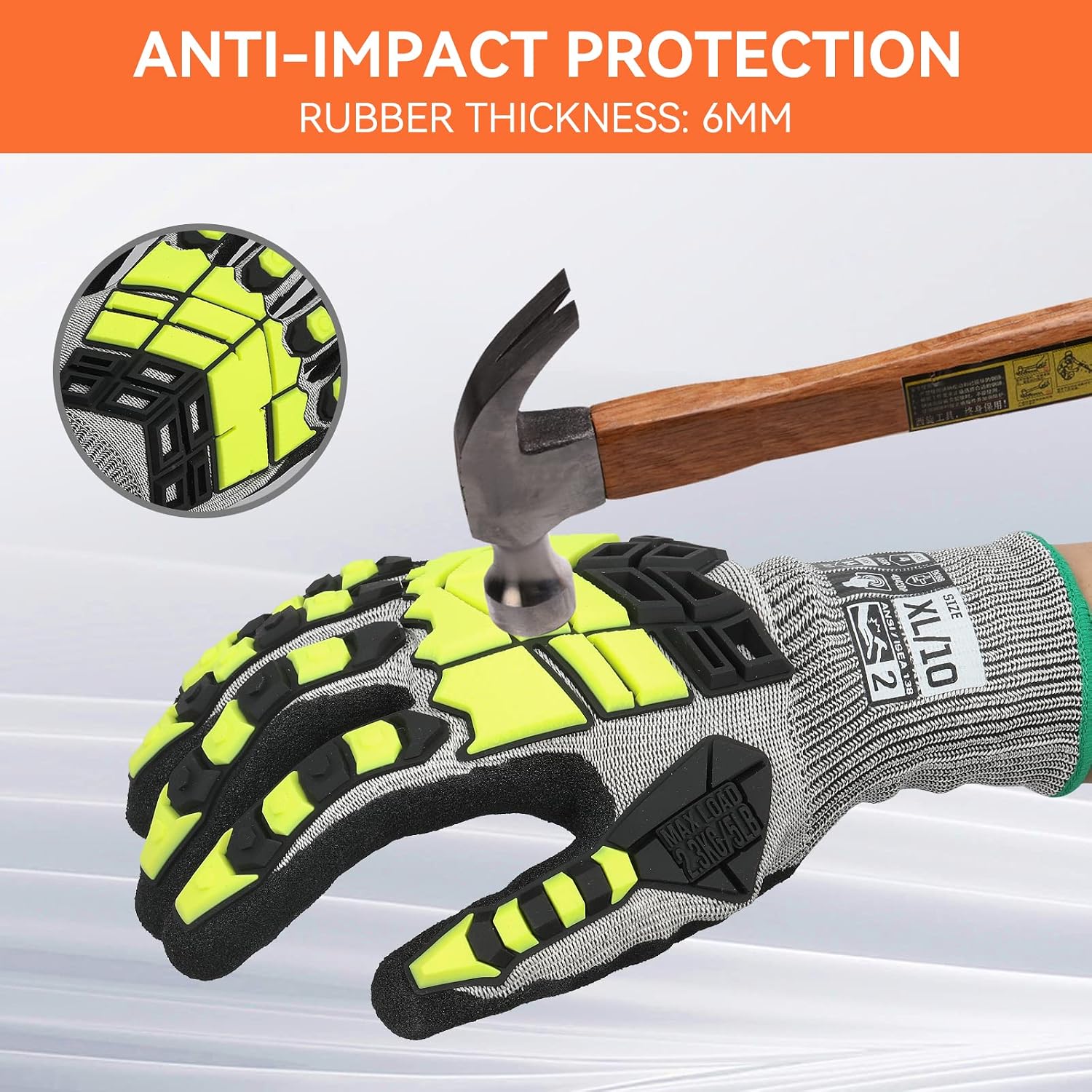 Cut Resistant Impact Gloves, A - Work Glove Impact ulasan dan harga