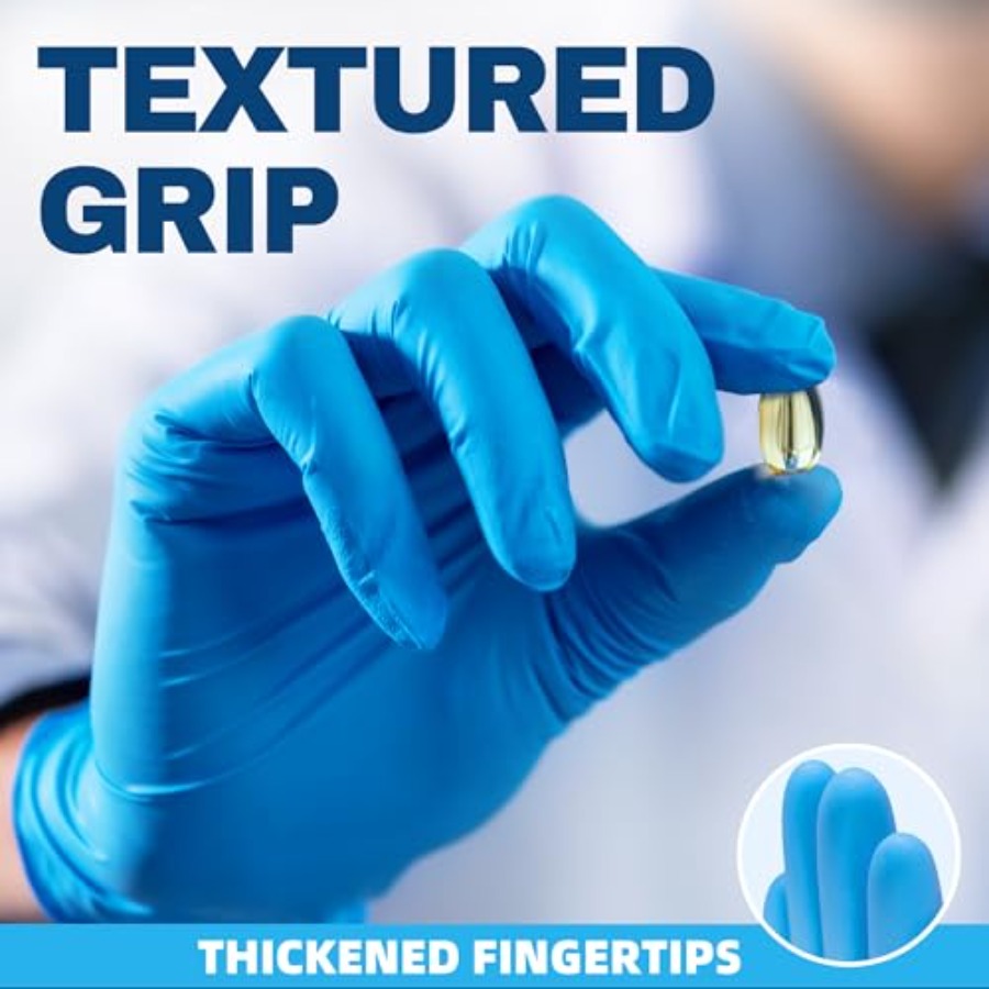 Beastek Blue Nitrile Exam Glov - Exam Glove Nitrile ulasan dan harga