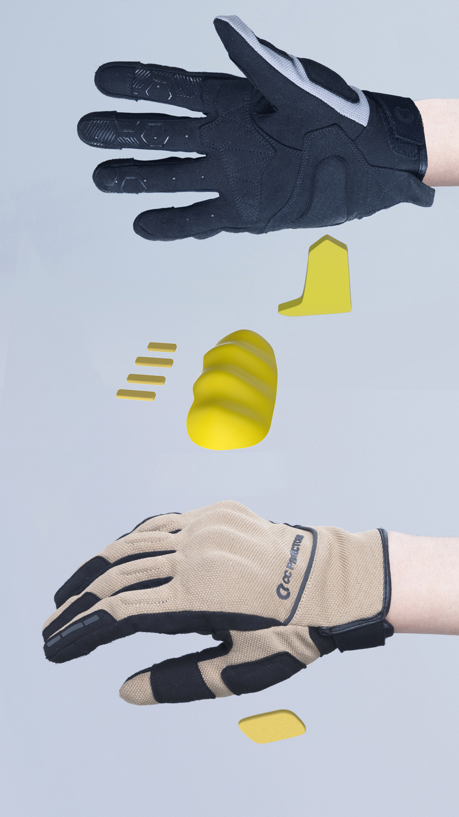 CC PROTECTORS G101 Motorcycle  - Motorcycle Glove Knuckle ulasan dan harga