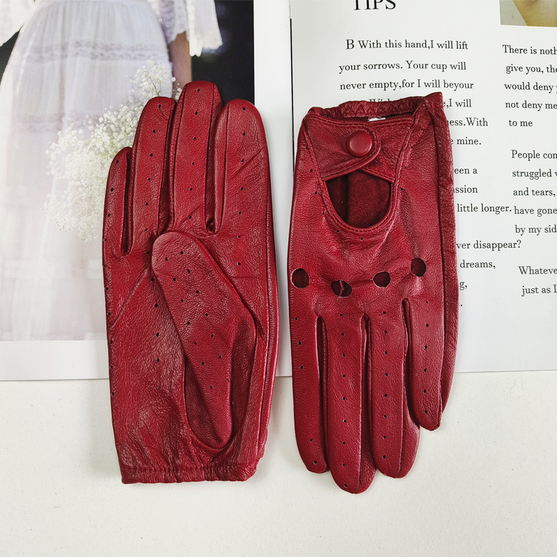 Thin Women's Sheepskin Driver  - Leather Driving Glove ulasan dan harga