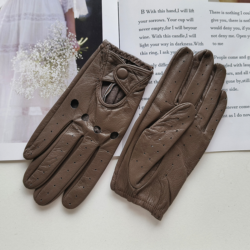Thin Women's Sheepskin Driver  - Leather Driving Glove ulasan dan harga
